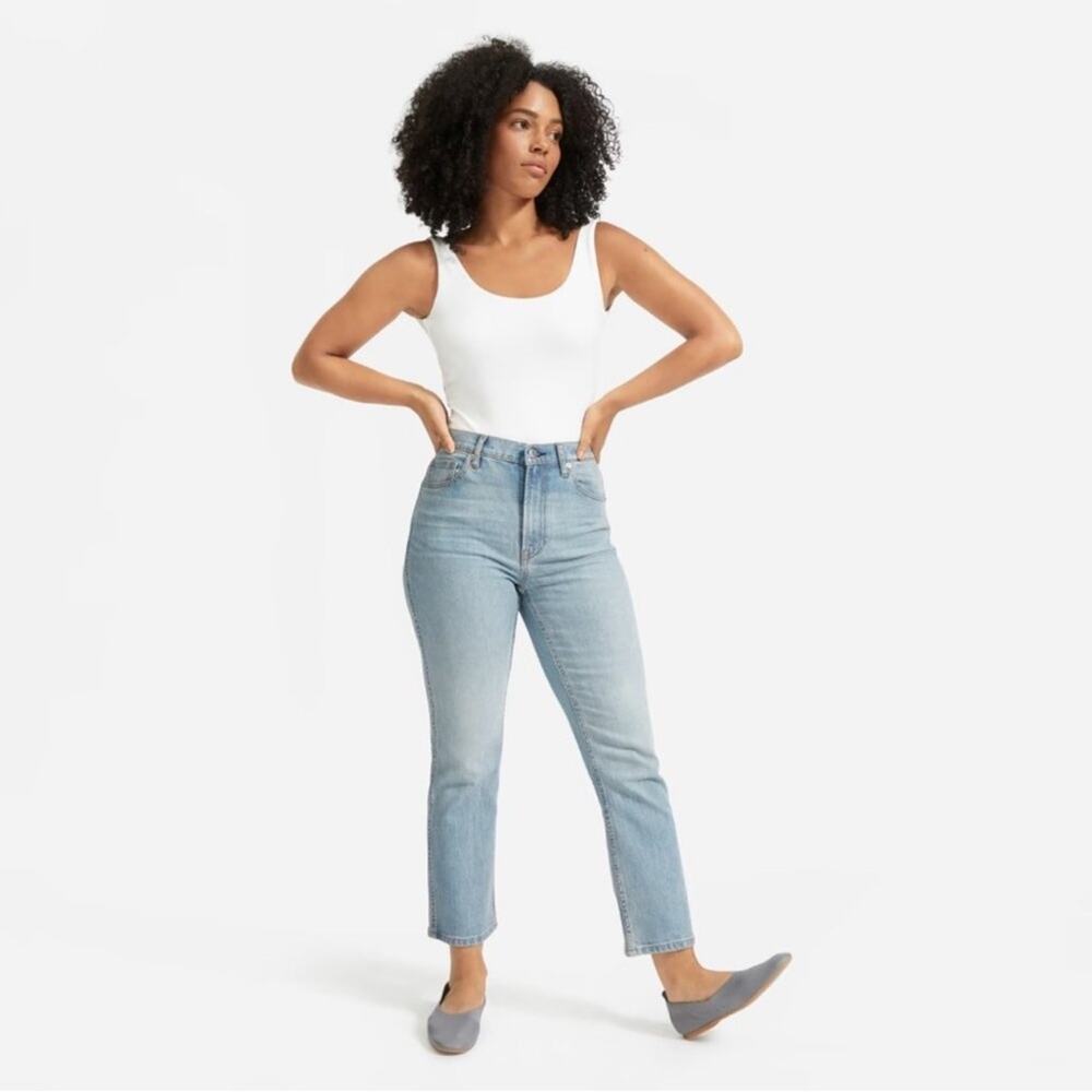 Everlane “the cheeky Bootcut Light Blue wash cropped Jeans size 24